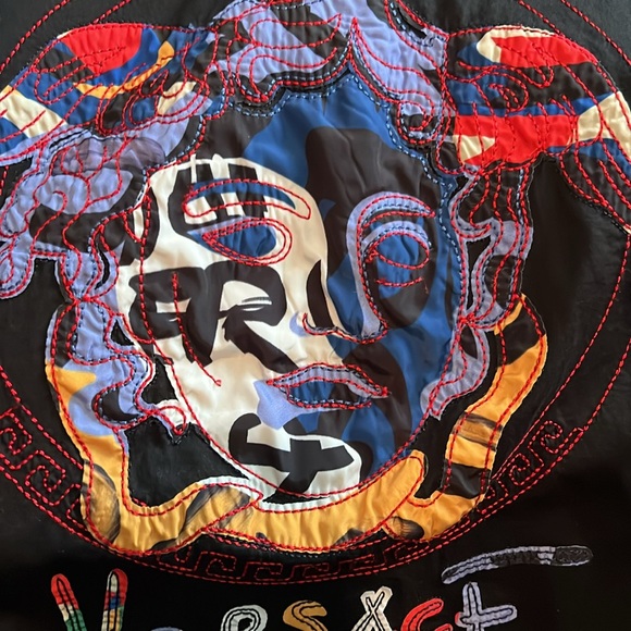 Versace Jeans couture black Medusa head embroidered logo classic t-shirt cotton - Picture 6 of 6